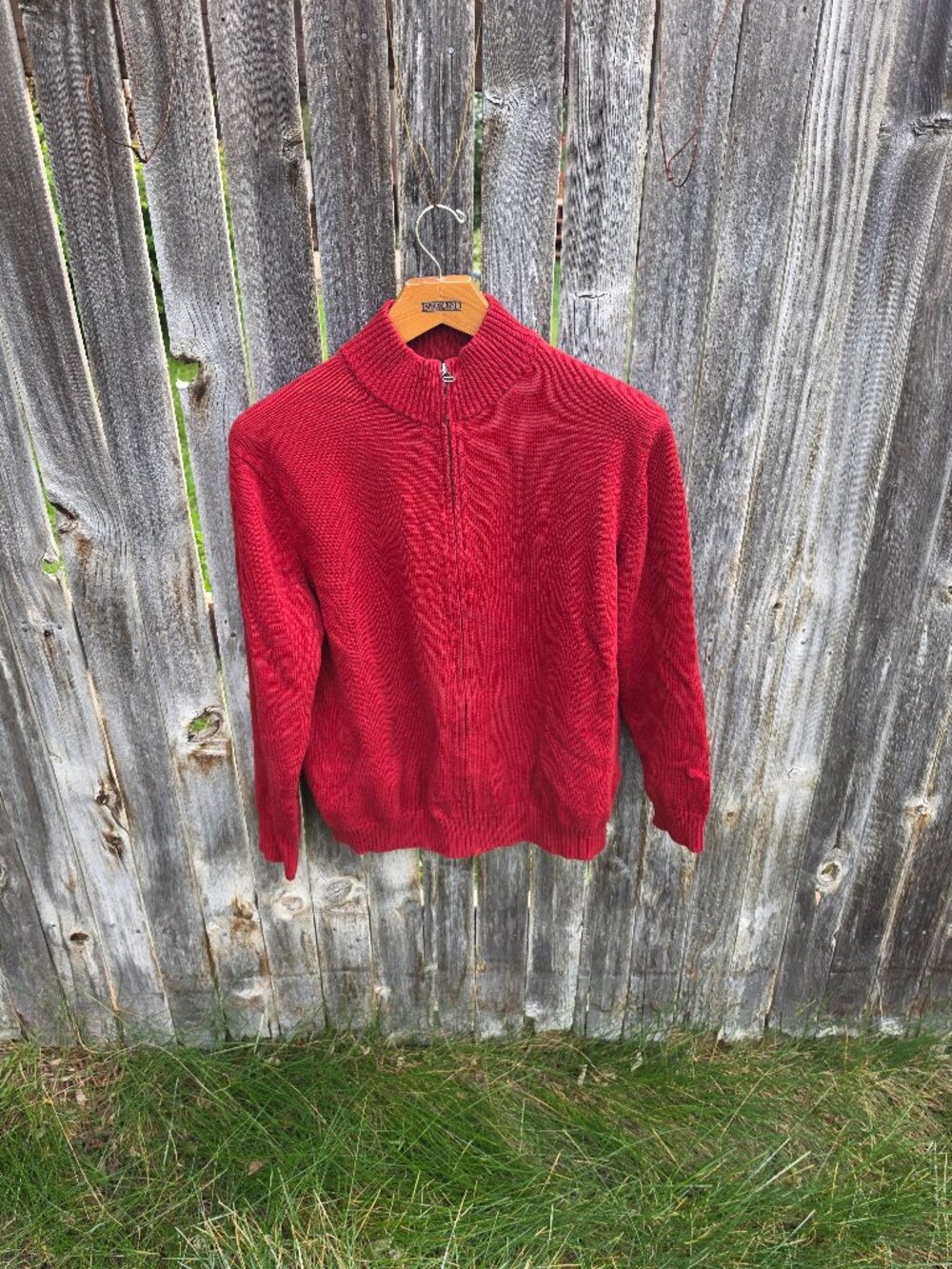 Lands End Cardigan Sweater 100% Cotton XL